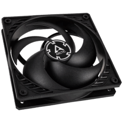 Arctic P12 PWM PST 120mm PC case fan with black blades