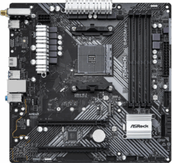 ASRock B450M/ac R2.0 Micro-ATX motherboard with built-in WiFi and M.2 support