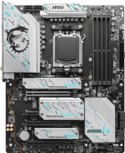 MSI X670E GAMING PLUS WIFI ATX motherboard with DDR5, PCIe 5.0, WiFi 6E, and AM5 socket