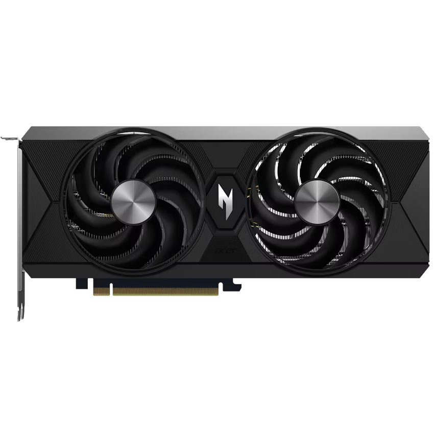 Intel Arc B580 10GB Acer Nitro OC graphics card with dual/triple-fan cooler