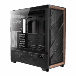 Antec Flux Pro Mid-Tower Case with F-LUX cooling system, tempered glass panel, and high-airflow design