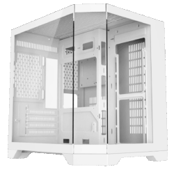 CiT DS240 Mini Tower Case with high airflow, RGB fans, tempered glass, Micro-ATX/Mini-ITX support