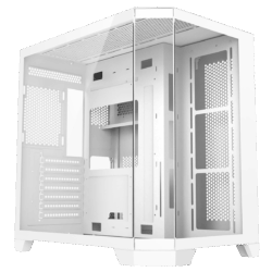 CiT DS360 mid-tower gaming case with tempered glass panels and triple ARGB fans