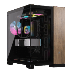 Corsair 6500X Mid-Tower Case with high airflow, RGB fans, tempered glass, ATX/Micro-ATX/Mini-ITX support