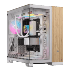 Corsair 6500X Mid-Tower Case with high airflow, RGB fans, tempered glass, ATX/Micro-ATX/Mini-ITX support