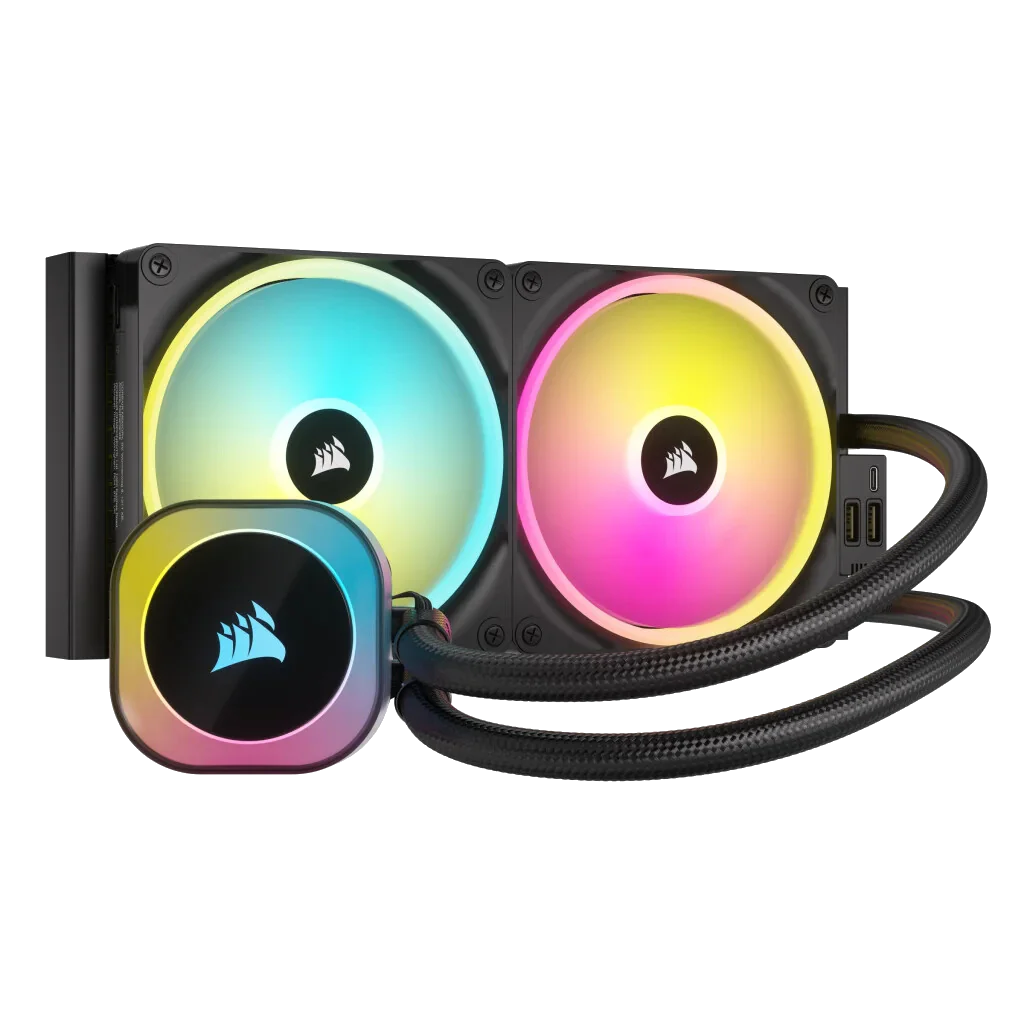 Corsair iCUE LINK H115i RGB 280mm AIO Liquid Cooler with RX140 RGB fans and iCUE LINK connection