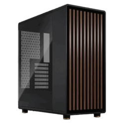 Fractal Design North Mid-Tower Case with high airflow, tempered glass, pre-installed fans, ATX/Micro-ATX/Mini-ITX support