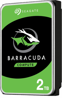Seagate BarraCuda 2TB 3.5-inch 7200RPM hard drive for gaming PCs and desktop storage