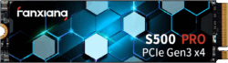 FanXiang S500 Pro 500GB NVMe M.2 SSD with high-speed read and write performance for gaming and productivity PCs