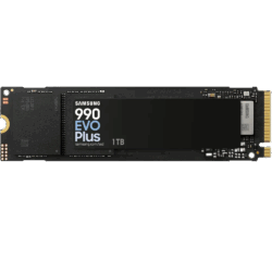 Samsung 990 EVO Plus 1TB NVMe M.2 SSD PCIe 4.0 high-speed storage for gaming and professional PCs