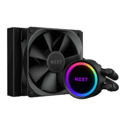 NZXT Kraken 120 120mm AIO liquid cooler with RGB infinity mirror pump