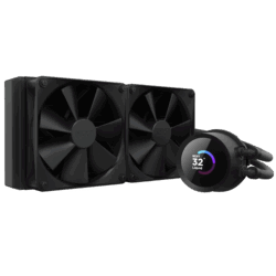 NZXT Kraken 240 240mm AIO Liquid Cooler with RGB fans and LCD display