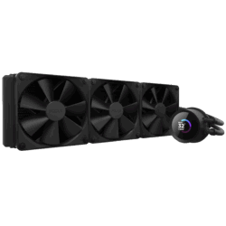 NZXT Kraken 360mm AIO Liquid Cooler with three F140 PWM fans and 2.36″ LCD display