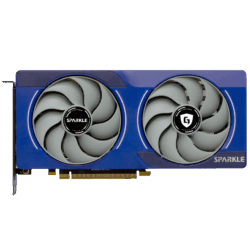 Intel Arc B570 Sparkle Guardian OC graphics card with triple-fan cooler